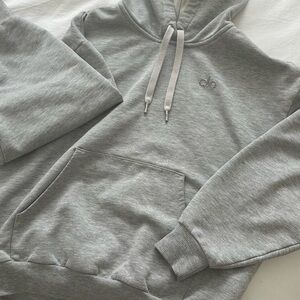 ALO Accolade Hoodie Heather Grey XS